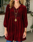 Velvet Rose Empire Blouse