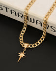 North Star Chunky Chain Necklace