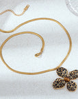 Wild Leopard Petal Necklace
