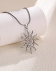 Sunburst Artisan Pendant Necklace