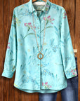 Garden Breeze Floral Shirt