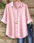 Sweet Meadow Floral Button-Down Shirt