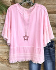 Sweet Ruffle Lounge Tee