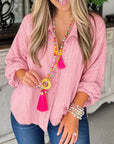 Blush Breeze Linen Shirt