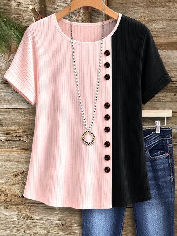 City Chic Colorblock Tee