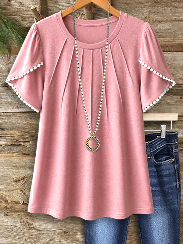 Rose Petal Flutter Tee