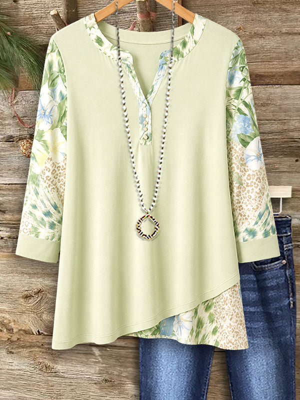 Meadow Glow Asymmetrical Tunic
