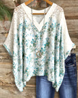 Sunset Polka Flutter Sleeve Top
