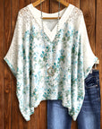 Sunset Polka Flutter Sleeve Top