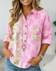 Sweet Magnolia Patchwork Shirt