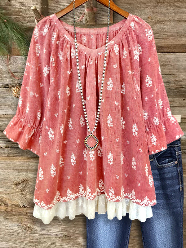 Rose Cottage Peasant Top