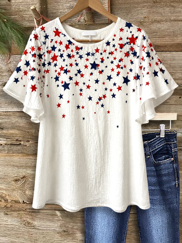 Stars &amp; Stripes Flutter Tee