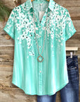 Mint Blossom Breeze Shirt