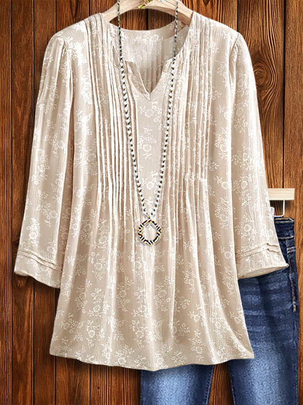 Meadow Grace Pintuck Tunic