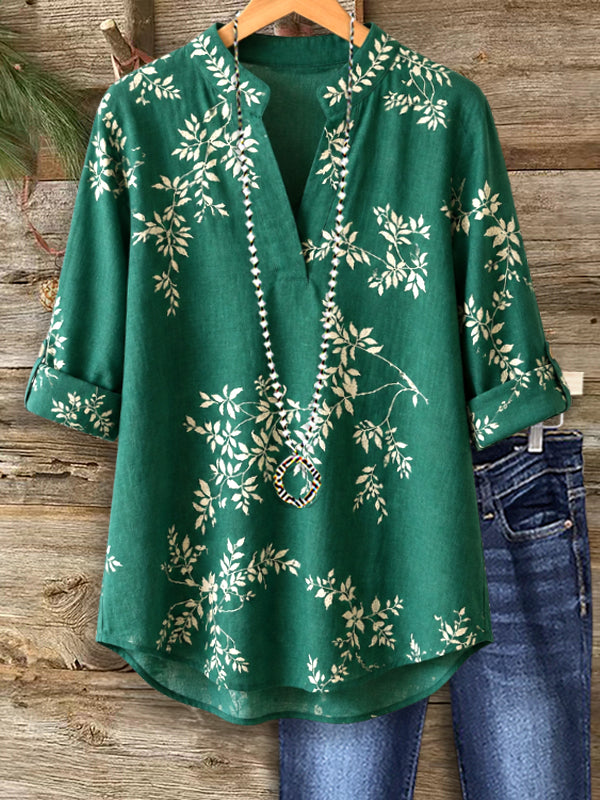 Emerald Garden Roll-Tab Top