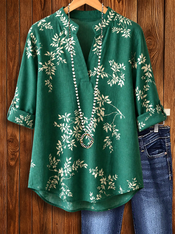 Emerald Garden Roll-Tab Top