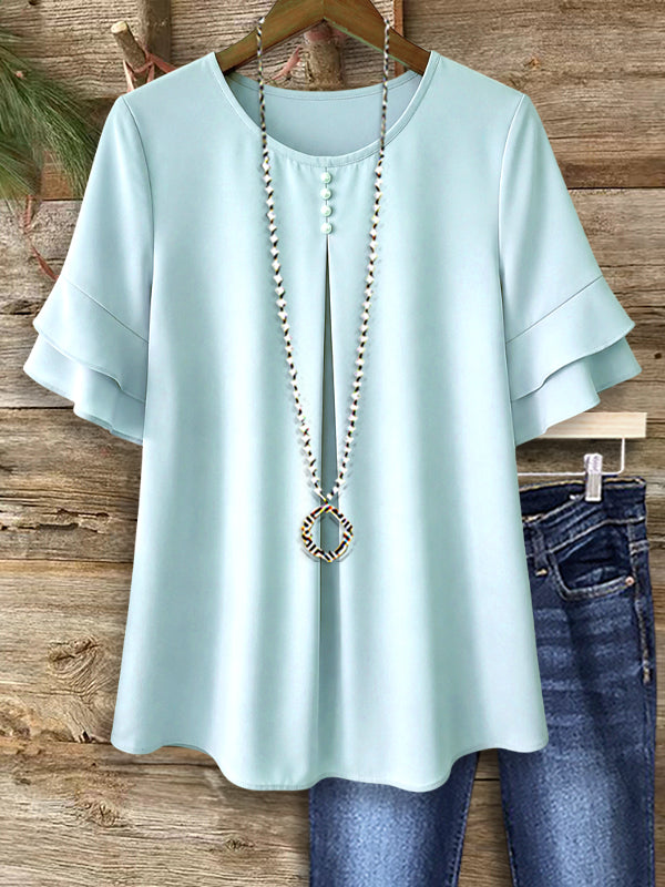 Sky Whisper Flutter Top