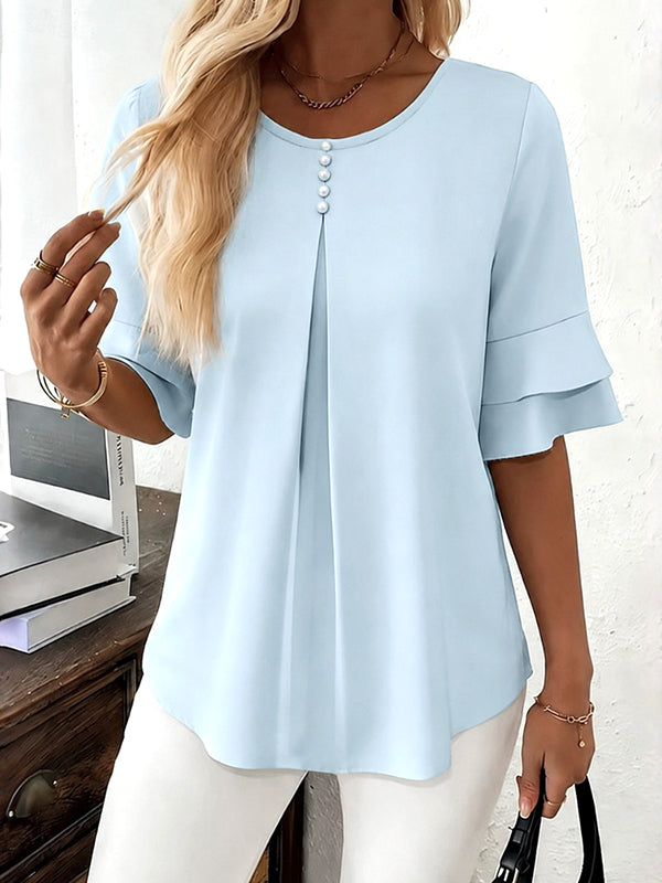 Sky Whisper Flutter Top