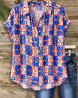 Coastal Mosaic Camp Shirt