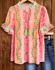 Sweet Magnolia Ruffle Blouse