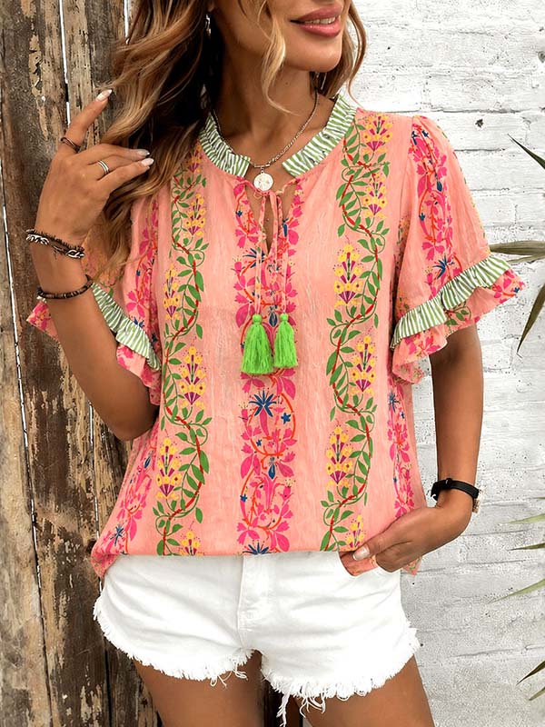 Sweet Magnolia Ruffle Blouse
