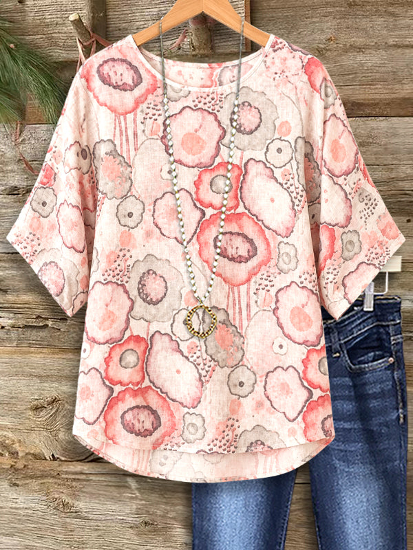 Watercolor Bloom Everyday Tee