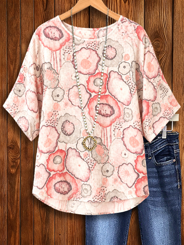 Watercolor Bloom Everyday Tee