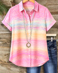 Sunset Ombre Short Sleeve Shirt
