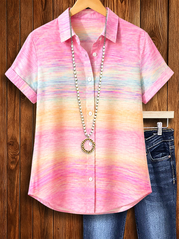 Sunset Ombre Short Sleeve Shirt