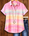 Sunset Ombre Short Sleeve Shirt