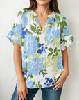 Bluebell Breeze Floral Top