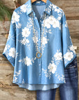 Coastal Bloom Chambray Shirt