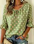 Sage Polka Everyday Top