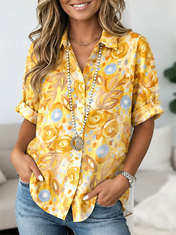 Golden Meadow Button-Up Shirt