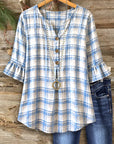 Coastal Breeze Plaid Tunic