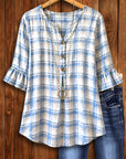 Coastal Breeze Plaid Tunic