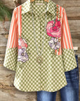 Country Garden Mixed-Print Shirt