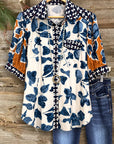 Coastal Mosaic Print Shirt