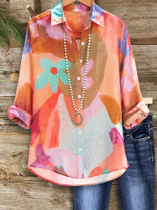 Sunset Canvas Art Shirt