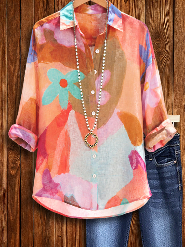 Sunset Canvas Art Shirt