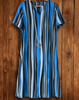 Ocean Stripe T-Shirt Dress
