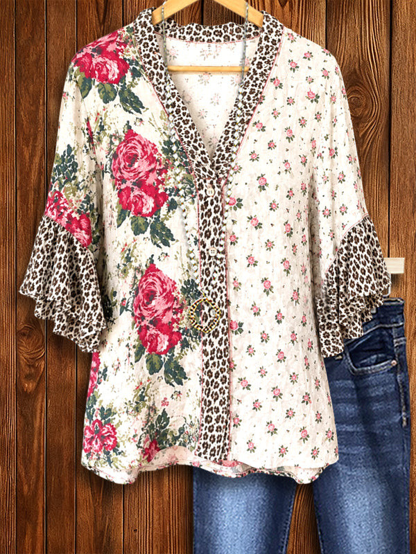 Wild Bloom Patchwork Cardigan