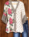 Wild Bloom Patchwork Cardigan
