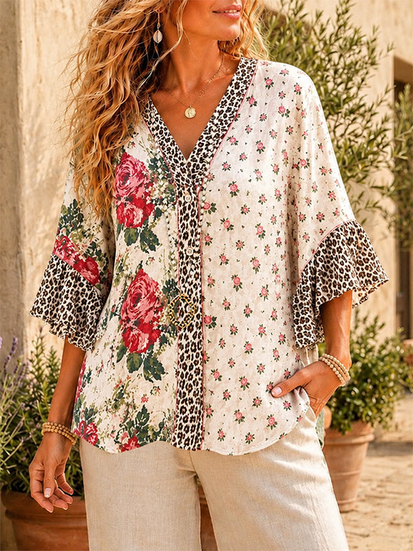 Wild Bloom Patchwork Cardigan