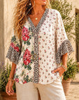 Wild Bloom Patchwork Cardigan