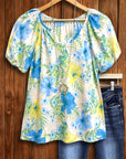 Fresh Bloom Puff Sleeve Top