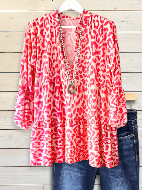 Wild Spirit Ruffled Hem Tunic