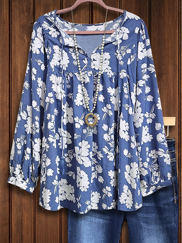 Bloom Grace V-Neck Blouse