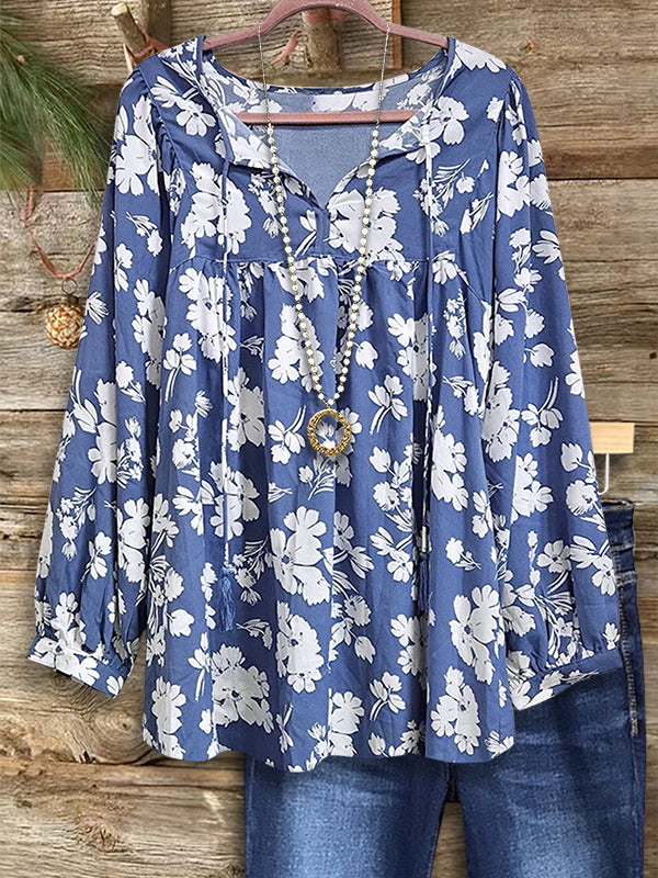 Bloom Grace V-Neck Blouse