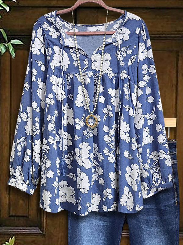 Bloom Grace V-Neck Blouse